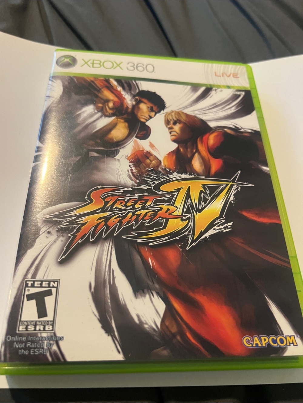 Street Fighter IV for Xbox 360 - Green Case